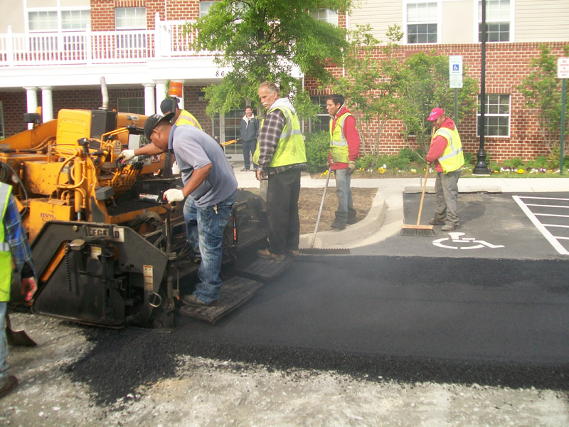 Base and Subgrade Construction Parking Lots