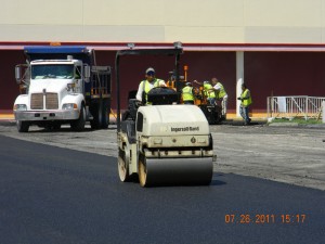 Repaving Asphalt Parking Lot