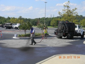 Sealcoating vs. Unsealed Parking Lot