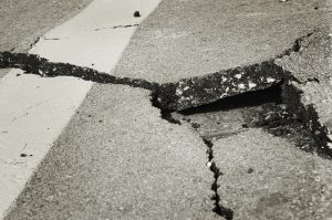 frost heave damage pavement