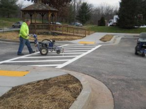 Learn how parking lot striping adds instant curb appeal for your property.